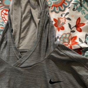 Nike long sleeve with hoodie